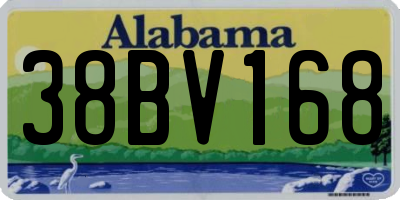 AL license plate 38BV168