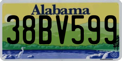 AL license plate 38BV599