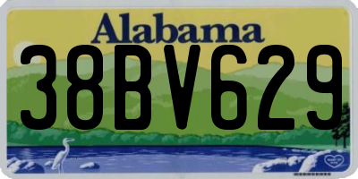 AL license plate 38BV629