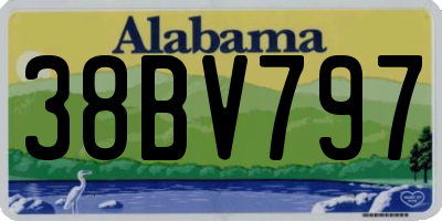 AL license plate 38BV797