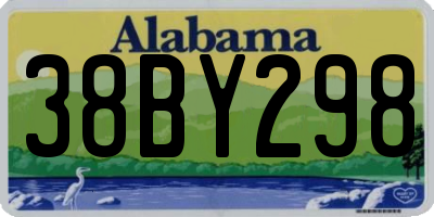 AL license plate 38BY298