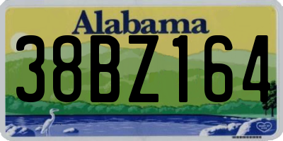 AL license plate 38BZ164