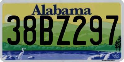 AL license plate 38BZ297