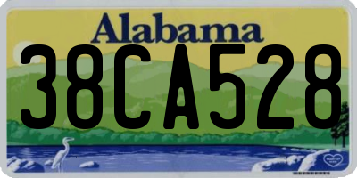AL license plate 38CA528