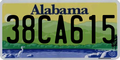 AL license plate 38CA615