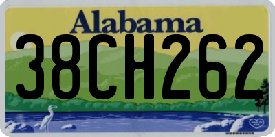 AL license plate 38CH262