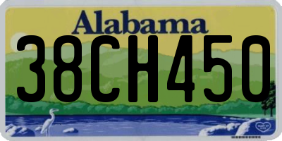 AL license plate 38CH450