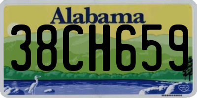 AL license plate 38CH659