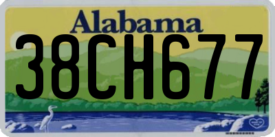 AL license plate 38CH677