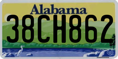 AL license plate 38CH862