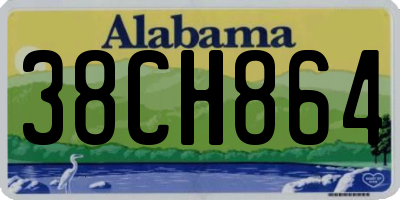 AL license plate 38CH864