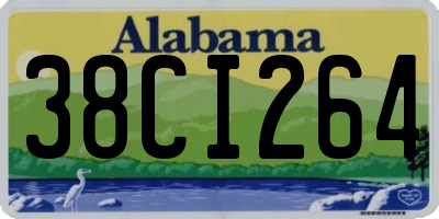 AL license plate 38CI264