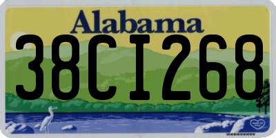 AL license plate 38CI268