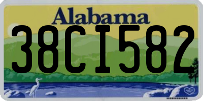 AL license plate 38CI582