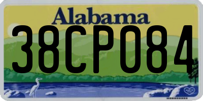 AL license plate 38CP084