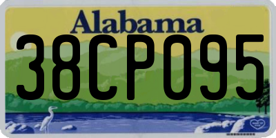 AL license plate 38CP095