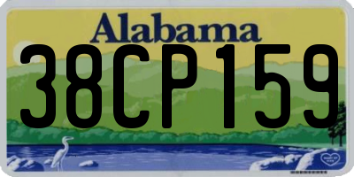 AL license plate 38CP159