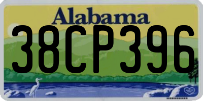 AL license plate 38CP396
