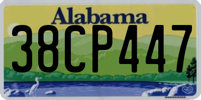 AL license plate 38CP447