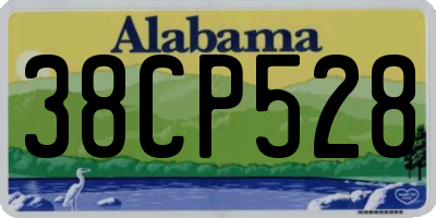 AL license plate 38CP528