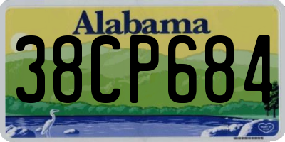 AL license plate 38CP684