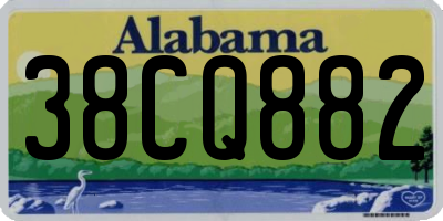 AL license plate 38CQ882