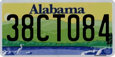 AL license plate 38CT084