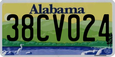 AL license plate 38CV024