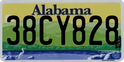 AL license plate 38CY828
