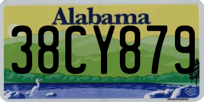 AL license plate 38CY879