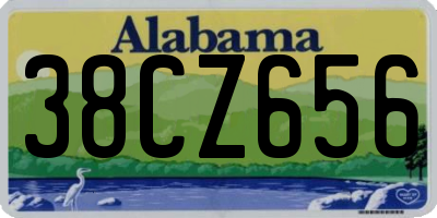 AL license plate 38CZ656