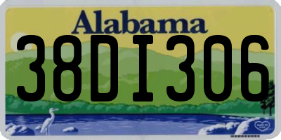 AL license plate 38DI306