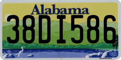 AL license plate 38DI586