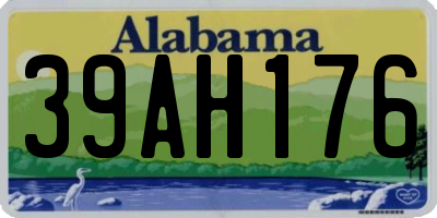 AL license plate 39AH176
