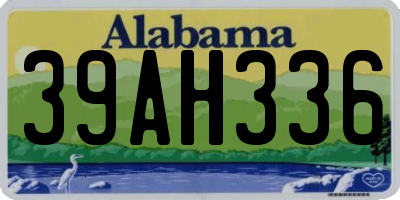 AL license plate 39AH336