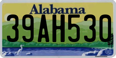 AL license plate 39AH530