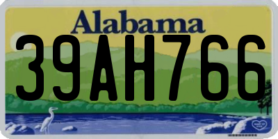 AL license plate 39AH766