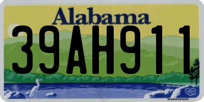 AL license plate 39AH911