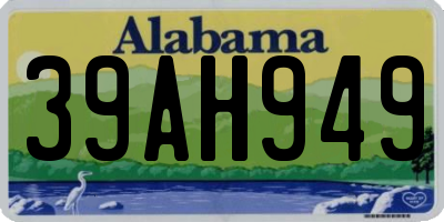 AL license plate 39AH949