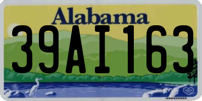 AL license plate 39AI163