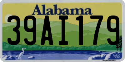 AL license plate 39AI179