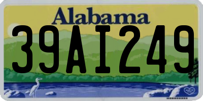 AL license plate 39AI249