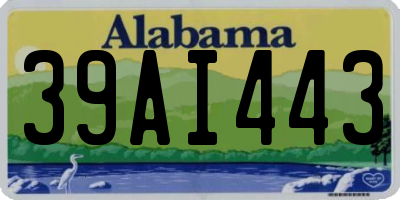 AL license plate 39AI443