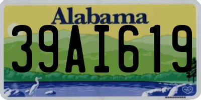 AL license plate 39AI619
