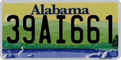 AL license plate 39AI661