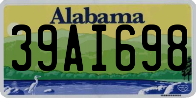 AL license plate 39AI698