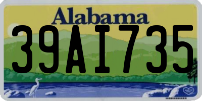 AL license plate 39AI735