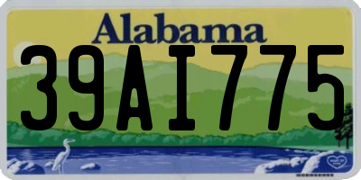 AL license plate 39AI775