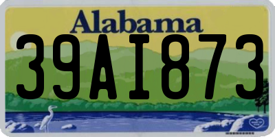 AL license plate 39AI873