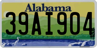 AL license plate 39AI904